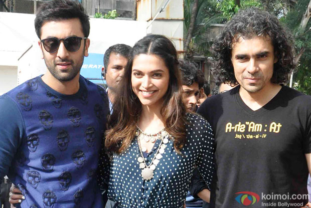 Ranbir Kapoor, Deepika Padukone and Imtiaz Ali