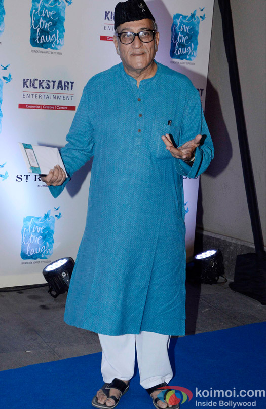 Mohan Agashe during the launch of her NGO The Live Love Laugh Foundation