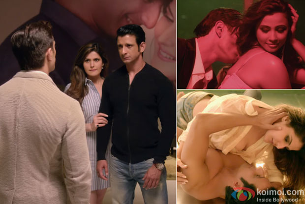 Karan Singh Grover, Zareen Khan, Sharman Joshi and Daisy Shah in a still from 'Hate Story 3' Karan Singh Grover, Zareen Khan, Sharman Joshi and Daisy Shah in a still from 'Hate Story 3'