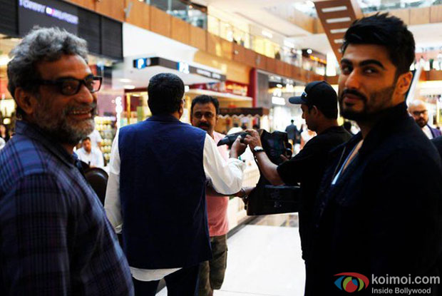 Arjun Kapoor and R. Balki On The Sets Of Ki And Ka Arjun Kapoor and R. Balki On The Sets Of Ki And Ka
