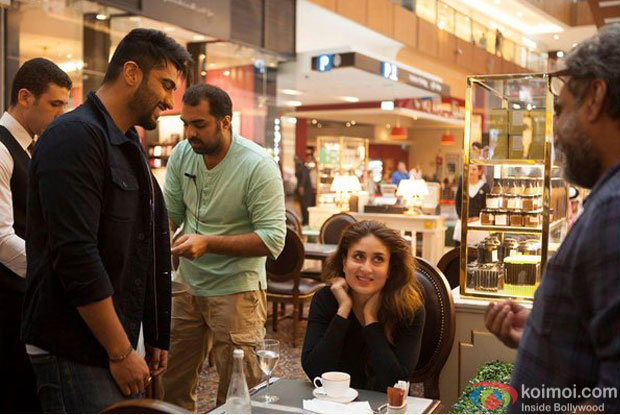 Kareena Kapoor Khan, Arjun Kapoor and R. Balki On The Sets Of Ki And Ka Kareena Kapoor Khan, Arjun Kapoor and R. Balki On The Sets Of Ki And Ka