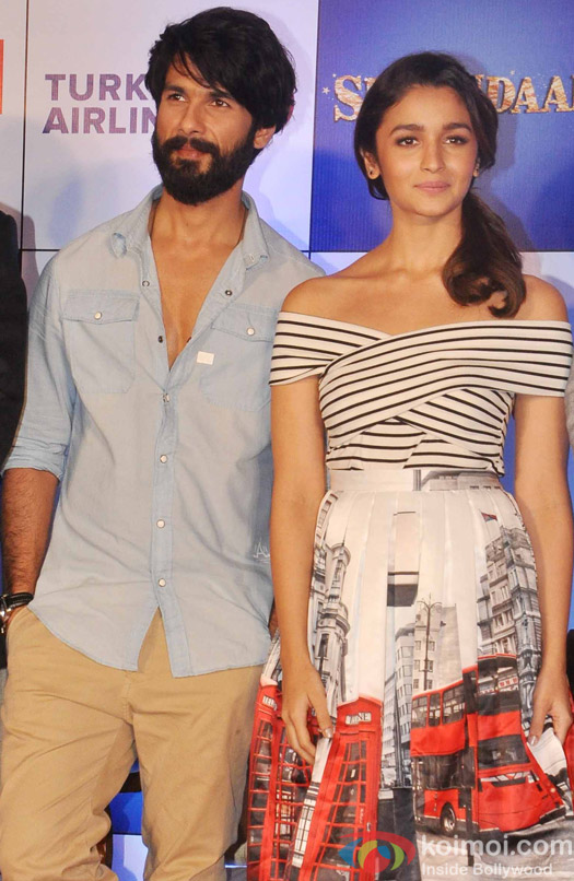 Shahid Kapoor during the promotion of British tourism romantic Britain