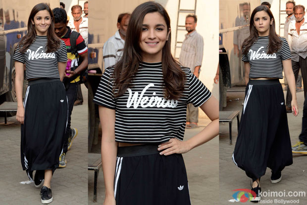 Alia Bhatt Spotted at mehboob studio