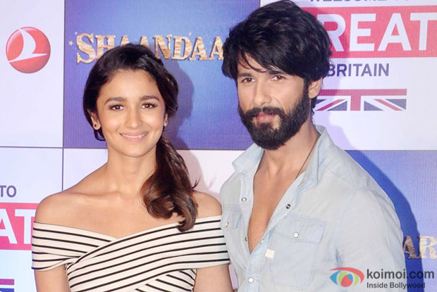 Alia Bhatt and Shahid Kapoor
