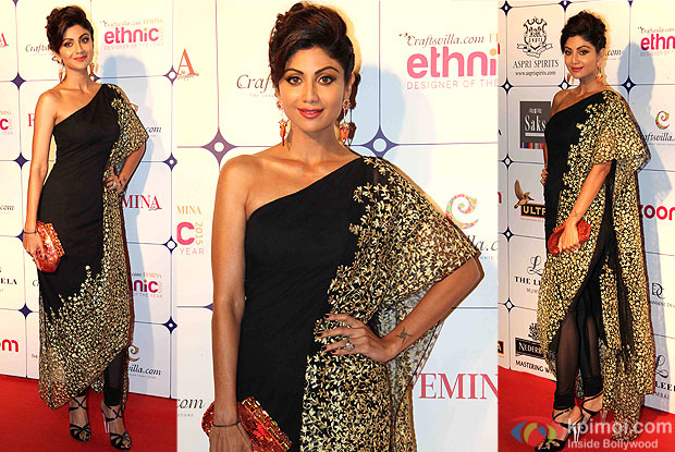 Shilpa Shetty during the Craftsvilla Femina Ethnic Designer of the year event