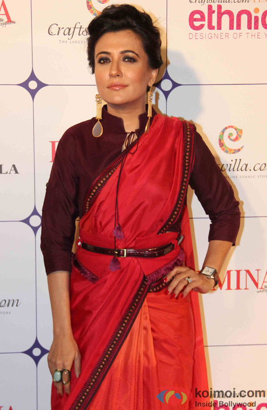 Mini Mathur during the Craftsvilla Femina Ethnic Designer of the year event