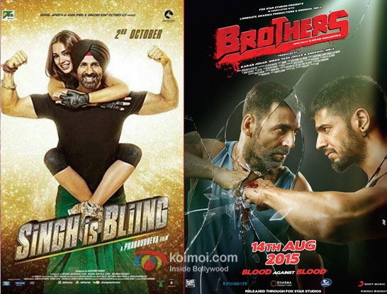 Singh Is Bliing and Brothers movie posters