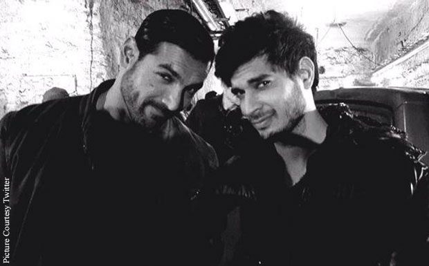 John Abraham and Tahir Bhasin Clicked On The Sets Of 'Force 2'