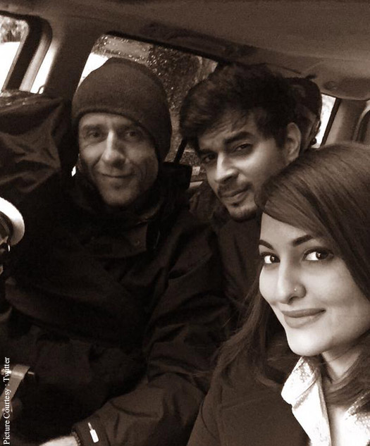 Tahir Bhasin and Sonakshi Sinha Clicked On The Sets Of 'Force 2'