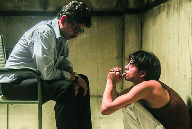 Irrfan Khan in a still from 'Talvar'