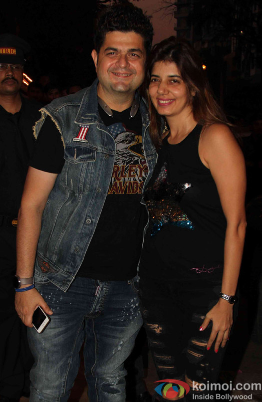 Dabboo Ratnani and Manisha Ratnani during Aaradhya Bachchan's birthday celebrations