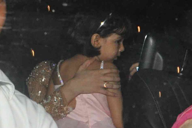 Aishwarya Rai Bachchan during Aaradhya Bachchan's birthday celebrations