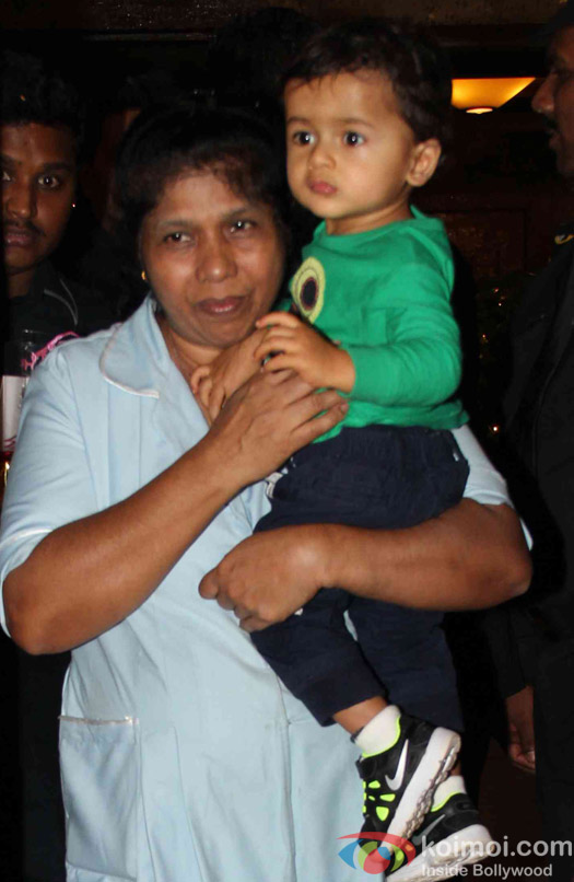Riaan Deshmukh during Aaradhya Bachchan's birthday celebrations