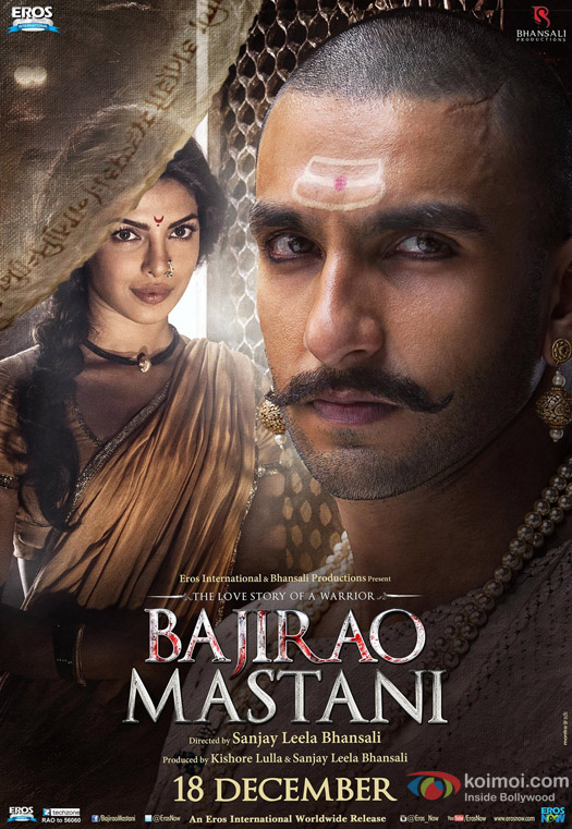 Priyanka Chopra and Ranveer Singh in a 'Bajirao Mastani' Movie Poster 7
