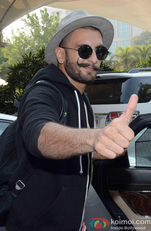 Ranveer Singh Spotted at Airport