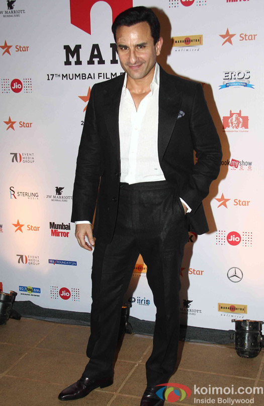Saif Ali Khan during the closing ceremony of Jio MAMI 17th Mumbai Film Festival