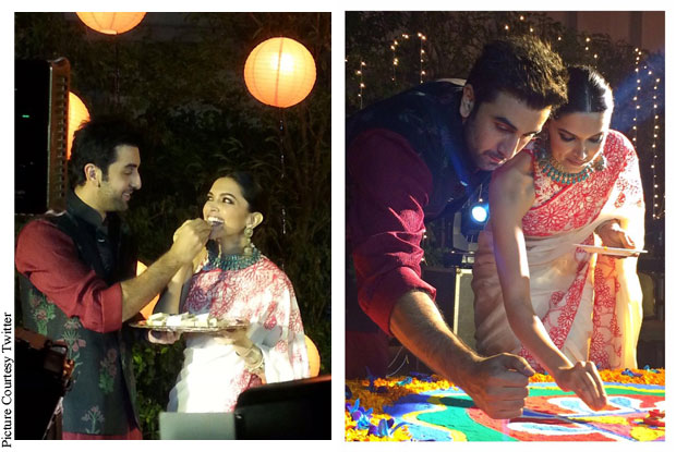 Ranbir Kapoor and Deepika Padukone