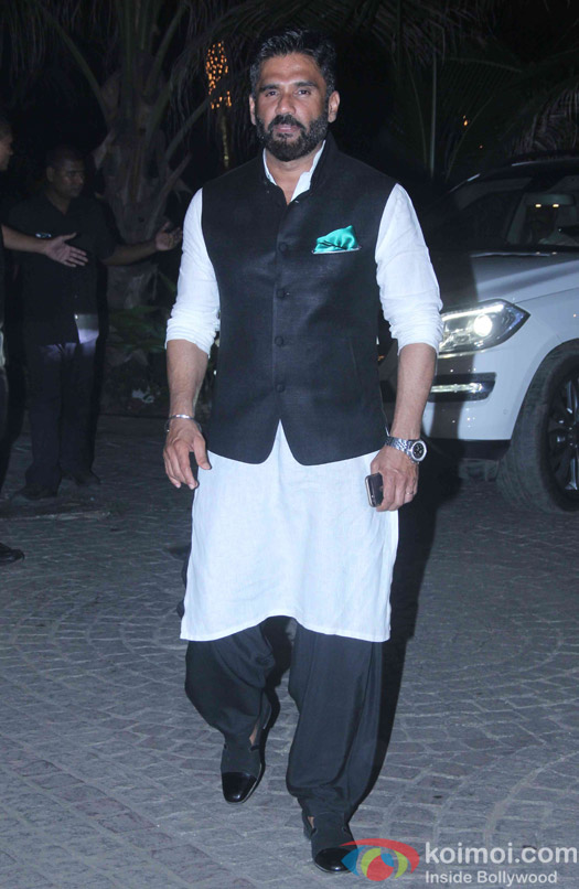 Sunil Shetty attend Akshay Kumar's Diwali party