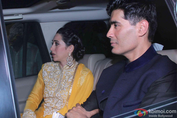 Karisma Kapoor and Manish malhotra attend Akshay Kumar's Diwali party