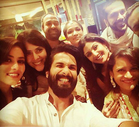 Shahid Kapoor, Mira Rajput Kapoor and Ekta Kapoor attended Shilpa Shetty’s Diwali party