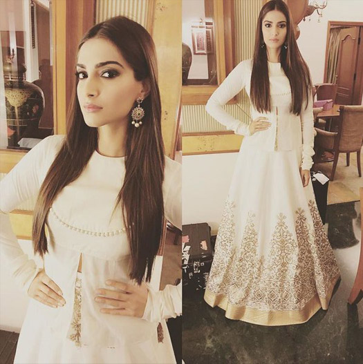 Sonam Kapoor during the Promotion of movie Prem Ratan Dhan Payo