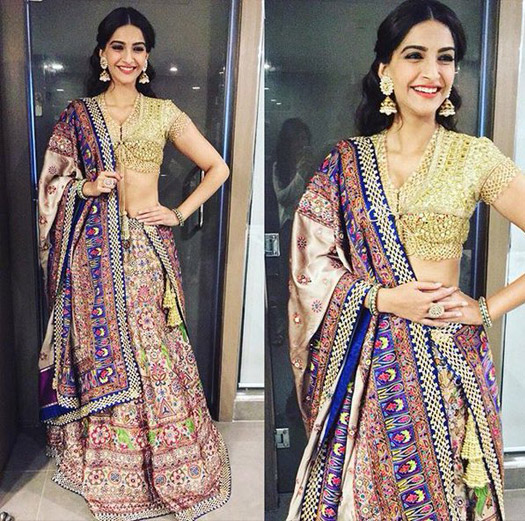 Sonam Kapoor during the Promotion of movie Prem Ratan Dhan Payo