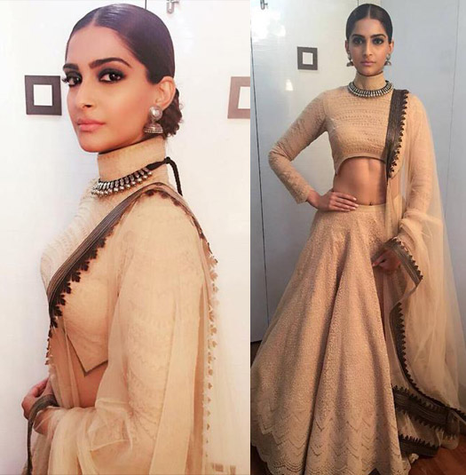 Sonam Kapoor during the Promotion of movie Prem Ratan Dhan Payo