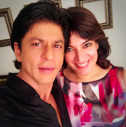 Shah Rukh Khan and Divya spotted at Bandra