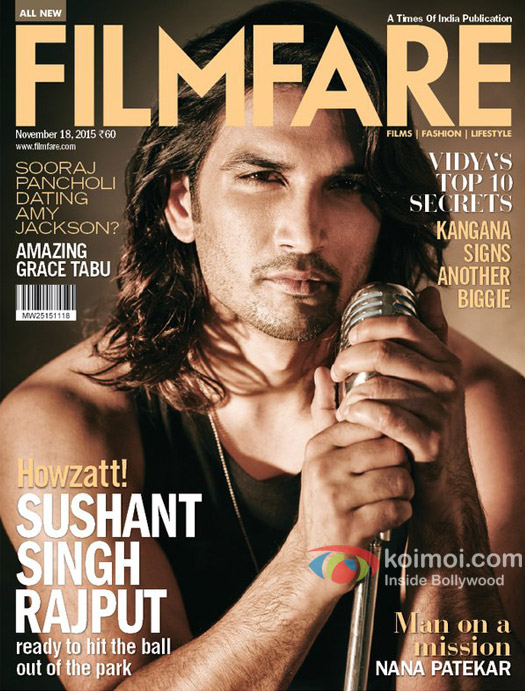 Sushant Singh Rajput On Filmfare Cover