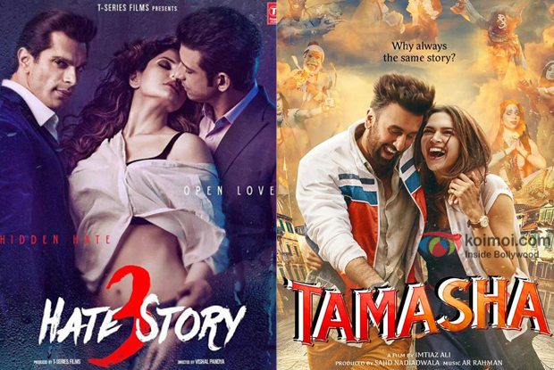 Box Office - Hate Story 3 and Tamasha - The Final Numbers