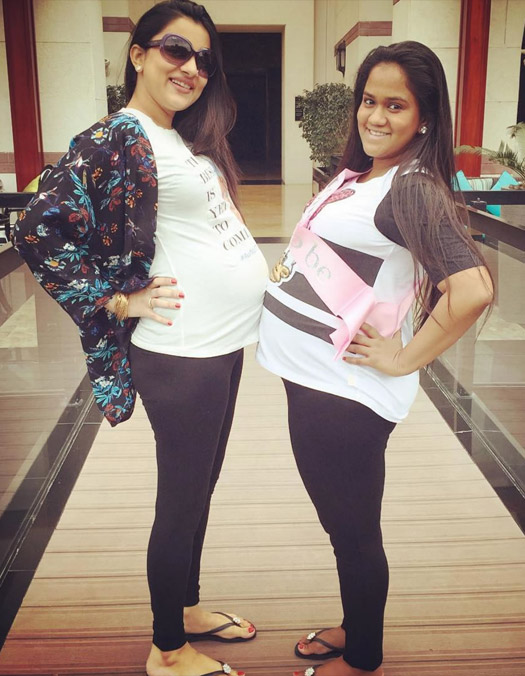 Arpita Khan Sharma at the baby shower party