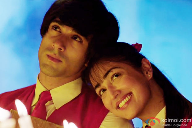 Pulkit Samrat and Yami Gautam in a 'Tere Liye' song still from 'Sanam Re'