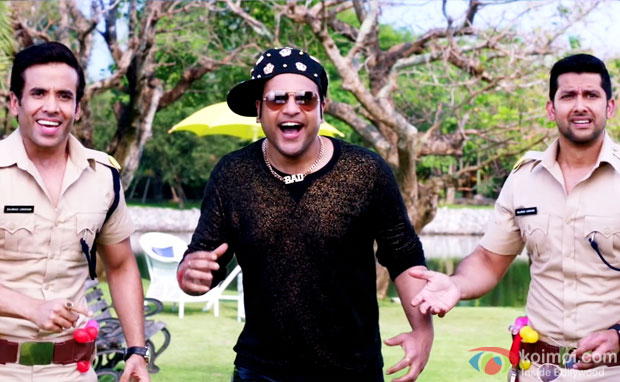 Tusshar Kapoor and Aftab Shivdasani in a still from 'Kyaa Kool Hain Hum 3'