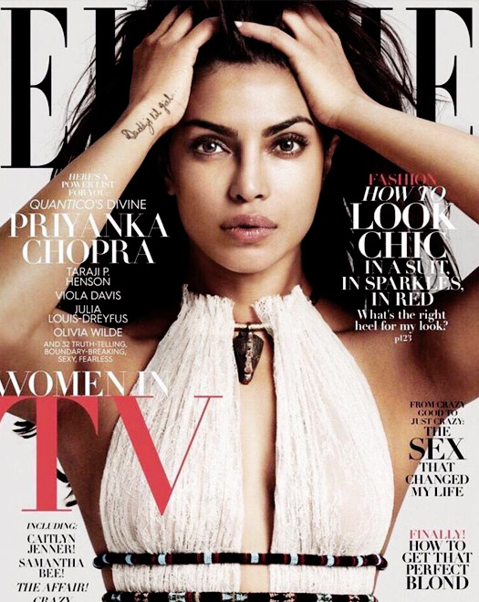 Priyanka Chopra On The Elle Magazine US