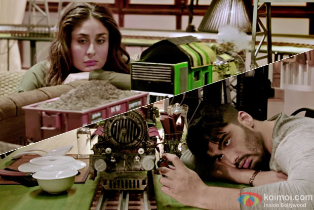 Kareen Kapoor Khan and Arjun Kapoor in a JI HUZOORI song still from KI & KA