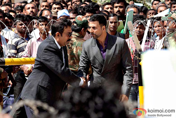 Akshay Kumar in a still from 'Airlift'