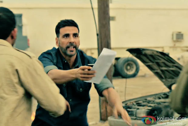 Akshay Kumar in a still from 'Airlift'