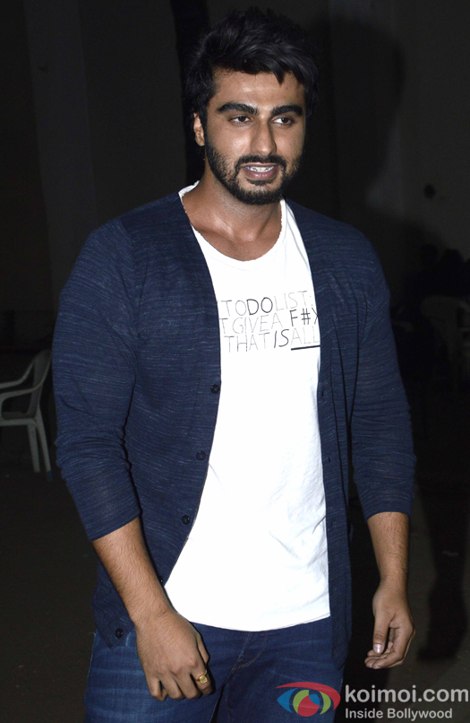 Arjun Kapoor Spotted At Mehboob Studio