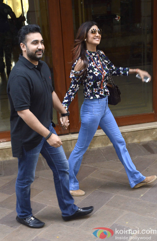 Shilpa Shetty and Raj Kundra visited Sanjay Dutt's house 