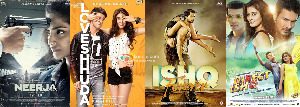 Box Office Prediction - Neerja, Loveshhuda, Direct Ishq and Ishq Forever