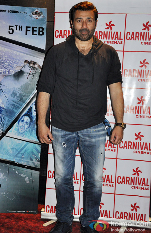Sunny Deol During The Ghayal Once Again's Promotion In Ahmedabad 