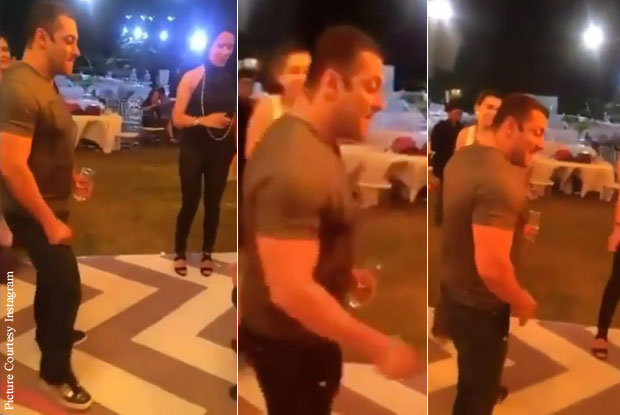 Catch Salman Khan Dancing On His Own Tune At Arpita Khan's Baby Shower