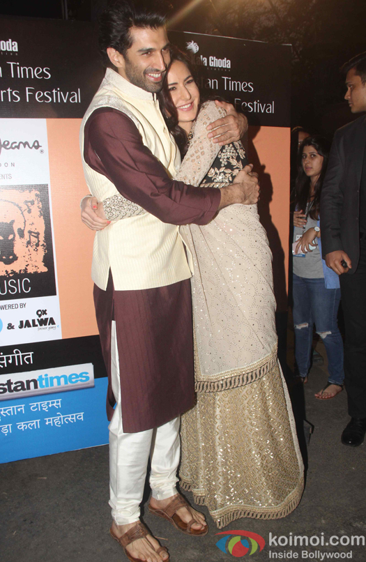  Katrina Kaif and Aditya Roy Kapur during the closing ceremony of Kala Ghoda Arts Festival