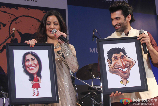  Katrina Kaif and Aditya Roy Kapur during the closing ceremony of Kala Ghoda Arts Festival