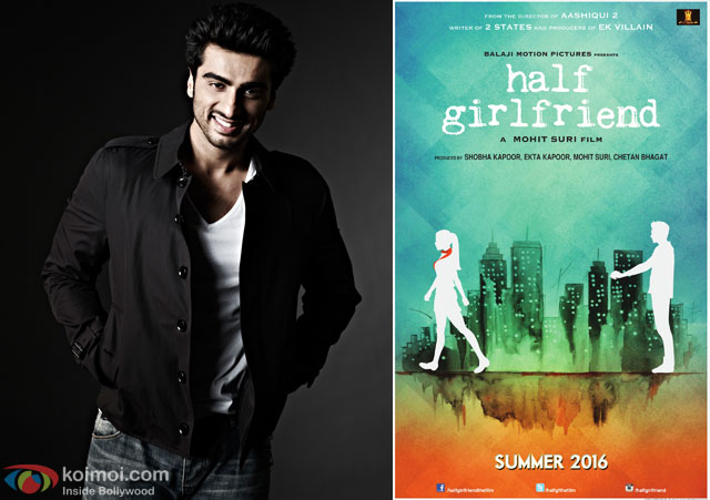 Arjun Kapoor and 'Half Girlfriend' Movie Poster