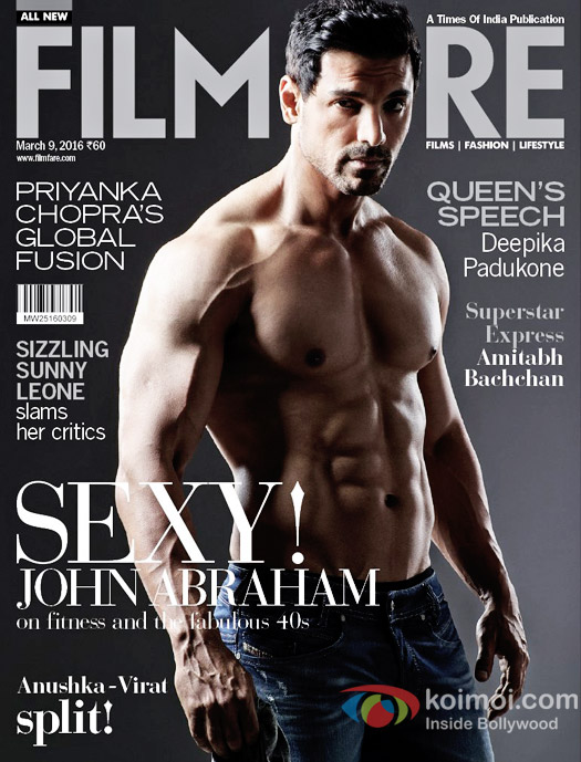 John Abraham Flaunts His Hot Body On Filmfare Cover