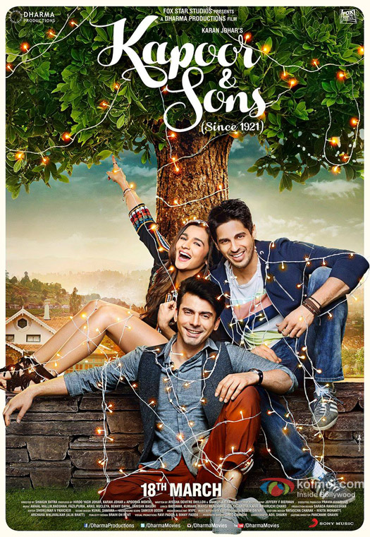 Kapoor And Sons Movie Poster 2
