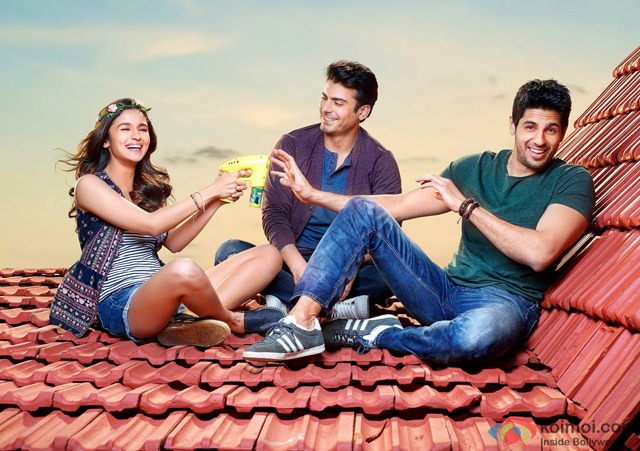 Alia Bhatt, Fawad Khan and Sidharth Malhotra in 'Kapoor And Sons' Movie Stills