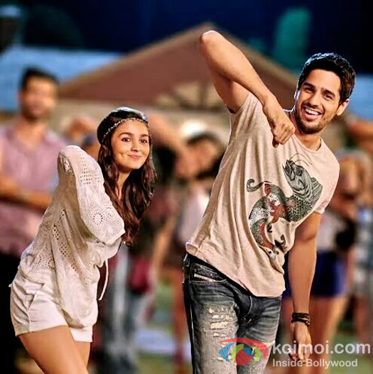 Alia Bhatt and Sidharth Malhotra in a Kar Gayi Chull song still from Kapoor & Sons