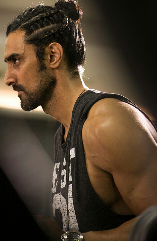 Kunal Kapoor sports a funky braided man-bun